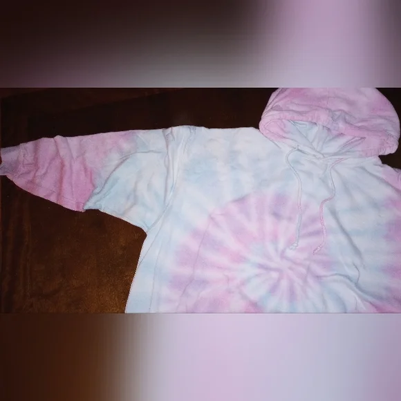 Comfy Dreamsicle Tie Dye Hoodie - Picture 3 of 7
